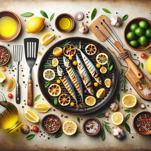 Savory Grilled Sardines with Lemon-Olive Oil Drizzle: A Mediterranean Delight!